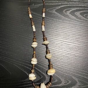 Vintage Beaded Shell Necklace